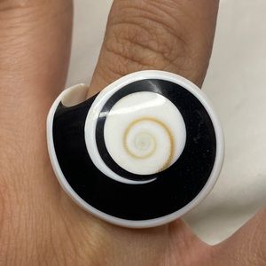 Hand carved Shell Ring